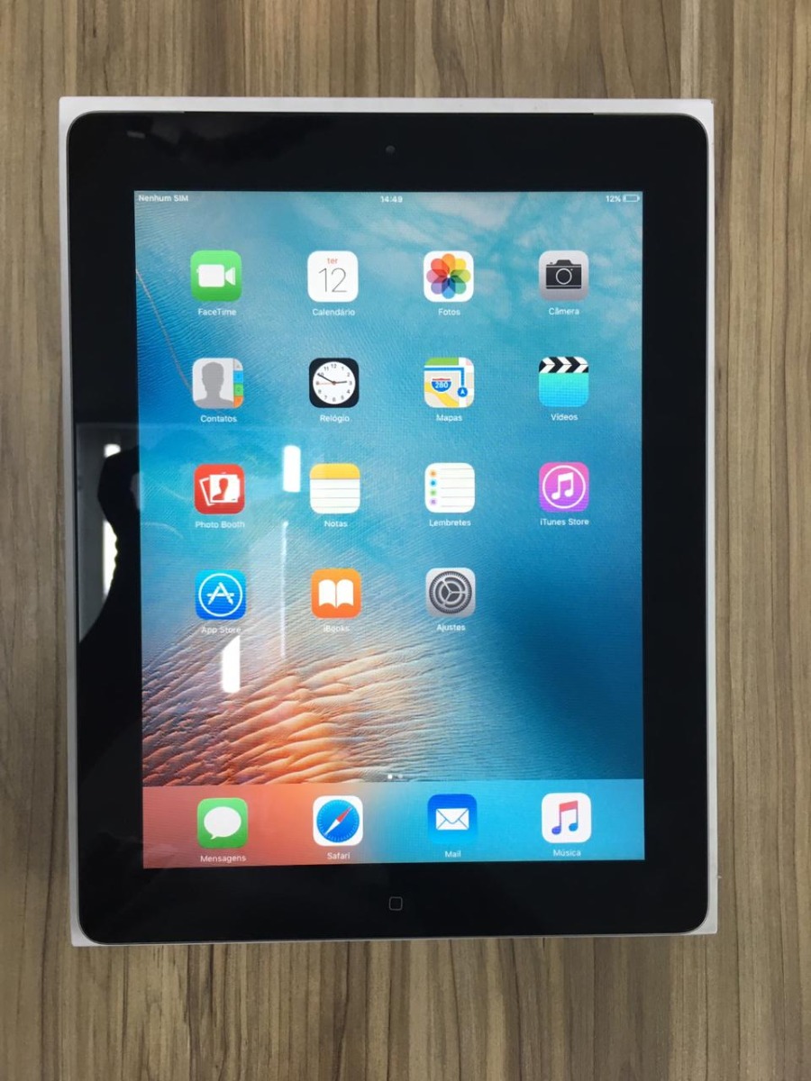 Ipad 2 Apple Wi-fi Com 3g 16gb Bluetooth Ios 9.3.5 - Vitrine - R$ 499